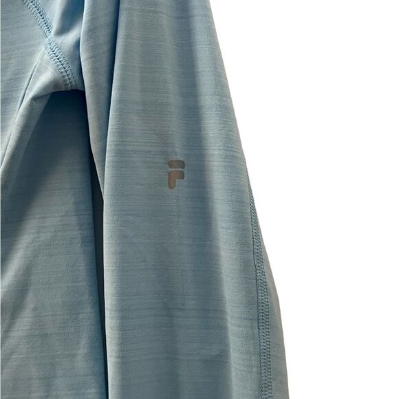FILA‎ Sport Tru-Warm Cross Hem Hoodie Light Blue XS Stretch Pullover NWT - Picture 5 of 8